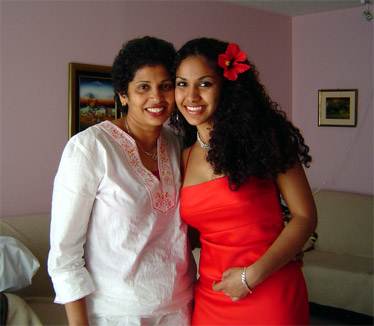 Kawshi and her mother